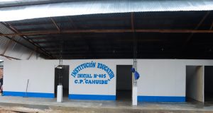 GOBERNADOR DE LORETO DISPUSO CONSTRUCCIÓN DE LOCAL TEMPORAL PARA I.E. EN CENTRO POBLADO CAHUIDE