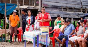 ALCALDE OLMEX ESCALANTE LIDERA DIÁLOGO CON VECINOS DE LOS AA.HH. PARA RESOLVER PROBLEMÁTICAS