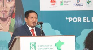 GOBERNADOR DE LORETO PRESENTE EN CEREMONIA DE PRESENTACIÓN DE CONGRESO DE EMPRENDEDORES AMAZÓNICOS 2023