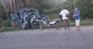 Accidentes en tránsito en la carretera Iquitos -Nauta.