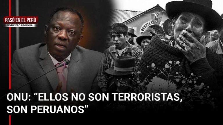 Pasó en el Perú | Relator de la ONU sobre manifestantes ayacuchanos: “Ellos no son terroristas, ellos son peruanos”