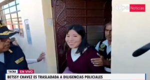 Betssy Chávez es detenida por la Policía en su vivienda en Tacna tras orden judicial