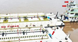 PETROTAL: BLOQUEO ILEGAL DEL RÍO IMPIDE TRÁNSITO DE EMBARCACIONES