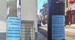 Puno: Aparecen afiches que exhortan a la población a no participar en protestas