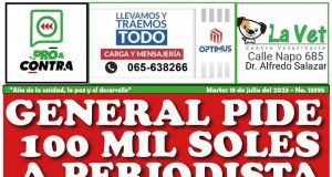 Portada de hoy martes 18