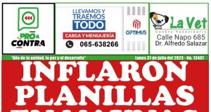 Portada de hoy lunes 31