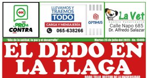 Portada de martes 25