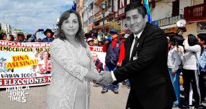 En Huancayo llaman «traidor» al gobernador Zósimo Cárdenas por defender a Dina Boluarte