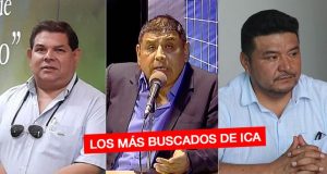 Un periodista y dos exfuncionarios públicos: Los más buscados por la justicia en Ica