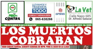 Portada hoy miércoles 2