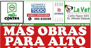 Portada de hoy lunes 14