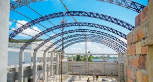 Obra de IE » Santa Rosa del Amazonas» muestra un avance del 80%