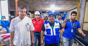 GOBERNADOR RENÉ CHÁVEZ INSPECCIONA OBRA DE REFACCIÓN EN HOSPITAL IQUITOS