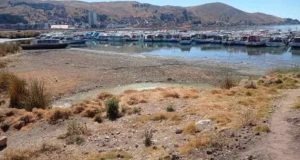 ¡Lago Titicaca se seca! Por falta de lluvias reduce más de medio metro su nivel
