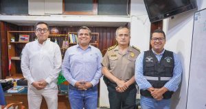 MUNICIPALIDAD DE PUNCHANA Y PNP ARTICULAN ESFUERZOS POR LA SEGURIDAD CIUDADANA