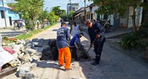 M.D.P. INICIA TRABAJOS DE REFACCIÓN DE VÍA EN LA CALLE PIURA 6TA CUADRA