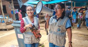 SENSIBILIZACIÒN Y ENTREGA DE VOLANTES EN PUESTOS DE VENTAS