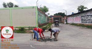 MUNICIPALIDAD DE PUNCHANA REALIZA REPOSICIÓN DE TAPAS DE BUZONES EN PREVENCIÓN A ACCIDENTES