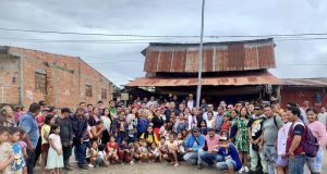 ALCALDE DE PUNCHANA INAUGURA PUENTE DE CONEXIÓN ENTRE IVÁN VÁSQUEZ Y 21 DE SETIEMBRE