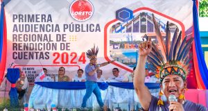 EN CABALLOCOCHA, GOBERNADOR RENÉ CHÁVEZ LIDERA PRIMERA AUDIENCIA PÚBLICA REGIONAL DE RENDICIÓN DE CUENTAS AÑO FISCAL 2024