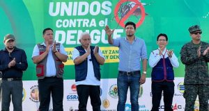 La gestión de Servicio Social del gobernador regional de Loreto, Dr. René Chávez Silvano, a través de la Gerencia Regional de Salud, encabezado por el M.F. Yuri Alegre Palomino, inició la campaña de fumigación en la ciudad de Yurimaguas, con el objetivo de controlar y eliminar los caso de Dengue.