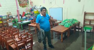 ALUMNOS PERJUDICADOS POR INUNDACIÓN DE COLEGIO