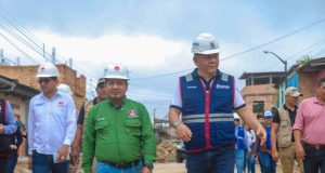 RENÉ CHÁVEZ SUPERVISA AVANCE DE OBRAS
