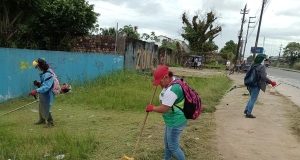 PUNCHANA LIMPIO Y SEGURO: MANTENIMIENTO DE ÁREAS VERDES EN AV. LA MARINA