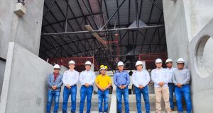 René Chavez, verificó avance de obra del moderno mercado de Productores.