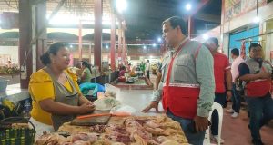 ALCALDE DE PUNCHANA SUPERVISA NUEVOS Y MEJORES ESPACIOS EN EL MERCADO CLAVERO