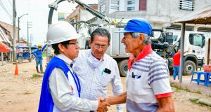 GOREL- OPIPP realizó limpieza de buzones cerca y dentro de la IE 601581 en la zona del Terminal