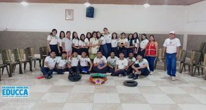 PROGRAMA EDUCCA IMPARTE TALLER DE MATERIALES RECICLADOS EN I.E NUESTRA SEÑORA DE LA SALUD