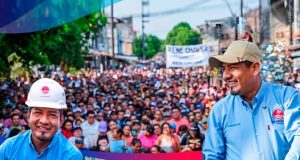 CON UNA INVERSIÓN DE S/. 5,707,460 GOBERNADOR DR. RENÉ CHÁVEZ INICIA CONSTRUCCIÓN DEL NUEVO CEBE EN PUNCHANA