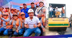 CON UNA INVERSIÓN CERCANA A LOS 36 MILLONES GOBERNADOR DR. RENÉ CHÁVEZ DA INICIO A MANTENIMIENTO DE CARRETERA IQUITOS – NAUTA Y REMODELACIÓN DE QUISTOCOCHA