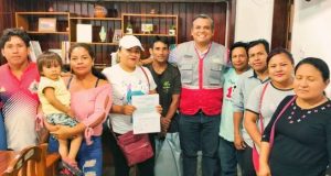 Alcalde Olmex Escalante gestionará materiales para construcción de buzón colector en el Pasaje Jesús de Nazaret