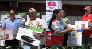 GOREL Y DIREPRO ENTREGAN 30 KITS PRODUCTIVOS A EMPRENDEDORES EN YURIMAGUAS