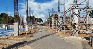 Construccion del Hospital de Caballo Cocha muestra un avance del 12.5%