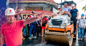 CON UNA INVERSIÓN DE MÁS DE 76 MILLONES, GOBERNADOR DR. RENÉ CHÁVEZ DA INICIO A 25 KM DE REASFALTADO EN IQUITOS