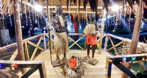 UN PESEBRE AMAZÓNICO EN LA PLAZA DE ARMAS