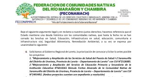 SARAMURILLO EXIGE ATENCIÓN DEL ESTADO