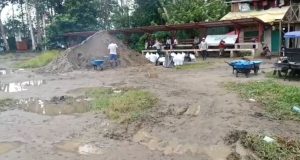 *En Villa Gran Tierra VECINOS DE PUINAHUA TRABAJAN PARA EVITAR INUNDACIONES