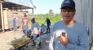 PREPARATIVOS EN LA CURVA DEL AMOR ANTE LA CRECIENTE