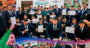 GOBERNADOR RENÉ CHÁVEZ SE COMPROMETE A APOYAR LA APROBACIÓN DE LA LEY QUE RECONOCE A LOS VETERANOS DE LA PACIFICACIÓN