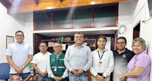 El alcalde Olmex Escalante Chota mantuvo exitosa reunión con representantes del Servicio Nacional de Sanidad Agraria – SENASA Loreto, con el fin de socializar el cumplimiento total de las observaciones para el mejoramiento total del Camal Municipal y pueda ser autorizado a su funcionamiento, donde además la institución municipal se ha comprometido a elaborar un expediente técnico para completar el porcentaje en un plazo máximo de 4 meses.