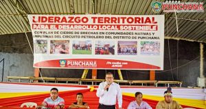 Con gran éxito, la Municipalidad Distrital de Punchana llevó acabo el evento «Liderazgo Territorial para el Desarrollo Local Sostenible con plan de cierre de brechas en comunidades nativas y campesinas del circuito petrolero del distrito de Punchana”, donde el objetivo fue abordar temas de interés social y promover el desarrollo dentro de la comunidad punchanina.
