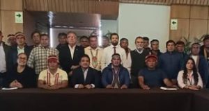 ALCALDE DE DATEM IMPULSA REINICIO DEL LOTE 64 COMO MEDIADOR ENTRE APUS DEL MORONA Y PETROPERÚ