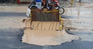 ZANJAS ABIERTAS EN LA MARINA SIGUEN SIENDO UN PELIGRO
