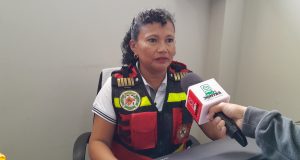 PRIMERA COMANDANTE MUJER DE BOMBEROS PIDE MÁS APOYO