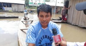 COLEGIO BAJO EL AGUA POR CRECIENTE DEL RÍO PUINAHUA