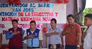 REGIDOR PROVINCIAL JURAMENTA A NUEVA DIRECTIVA DEL BARRIO SAN JOSÉ Y CLUB DE MADRES “HERMANA MARÍA DONOSO”